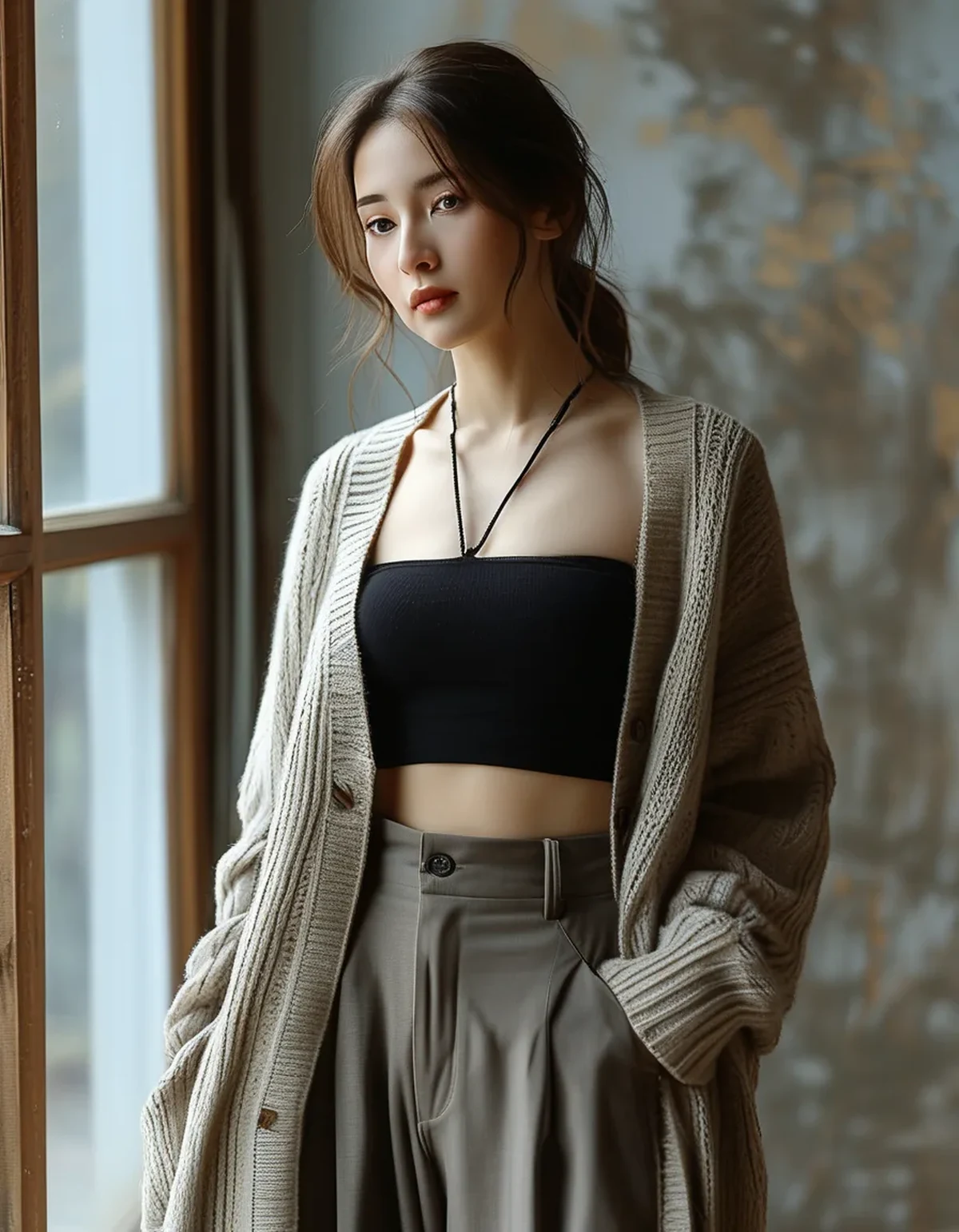 Why a Long Cardigan Works on a Short Torso When a Long Coat Doesnt