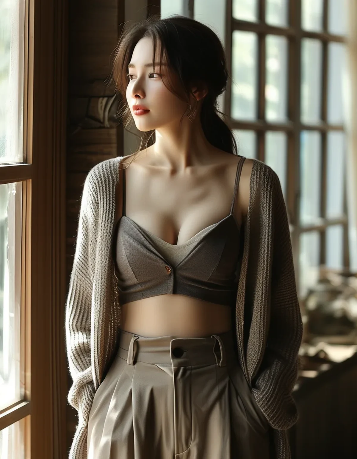 Why a Long Cardigan Works on a Short Torso When a Long Coat Doesnt